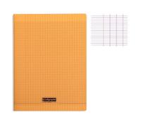 Calligraphe Cahier piqué 8000 Polypro – 24 x 32 cm, 192 p., grands carreaux, 90 g – Orange