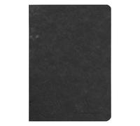 Cahier piqué Clairefontaine Age Bag 14,8 x 21 cm noir - ligné - 96 pages