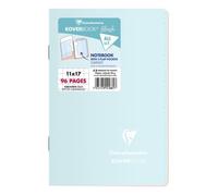 Cahier pique clairefontaine koverbook blush polypropylene opaque format a2 dim. 11x17cm 96 page