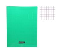 Cahier piqué 8000 POLYPRO 24x32 cm 96 pages petits carreaux 90 g - Vert