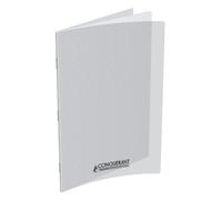 Cahier piqué conquérant classique couverture polypropylène rigide transparente a5+ 17x22cm 96 pages 90g séyès incolore