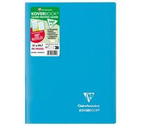Cahier piqué Koverbook A4 96 pages grands carreaux couverture polypropylène opaque 100% recy leu