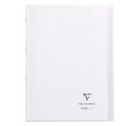 Cahier piqué Koverbook Clairefontaine - A4 21 x 29,7 cm - grands carreaux - 96 pages - incolore