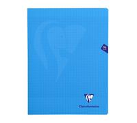 Cahier piqué Mimesys Clairefontaine - 24 x 32 cm - grands carreaux - 96 pages - Incolore