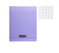 Cahier Piqué Polypro Violet 17 x 22 cm 96 Pages - CLAIREFONTAINE - Calligraphe