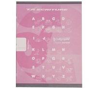 Calligraphe Cahier piqué Travaux pratiques 8000 – 17x22 cm – 32 p. – Lignes 18 mm/uni – 90 g – Rose