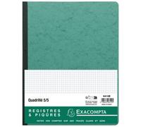 Cahier piqûre 32 x 25 cm 5x5 folioté - 80 pages