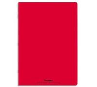 Cahier 210 x 297 mm, Seyès, rouge