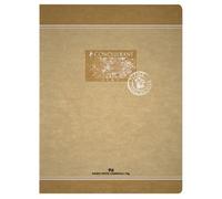 Cahier piqures recycle grand carreaux 24x32 96p - CONQUERANT - Piqûre 96 pages - 24x32 cm - 70g