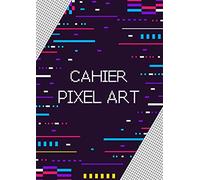 Cahier PIXEL ART: cahier quadrillé A4 Cahier de dessin ou carnet de notes quadrillés. Cahier de dessin pixel art pour enfants ou adultes | 120 pages