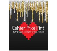 Cahier Pixel Art: Cahier Quadrillé Petits Carreaux Grand Format 120 Pages Vierges Quadrillées Carnet Pixel Art Cahier De Dessin Ou Carnet De Notes Quadrillé Cahier De Dessin Pixel Art Cahier De
