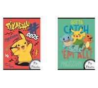 Cahier Pokémon A4/32 pour l'apprentissage de l'écriture, plastifié