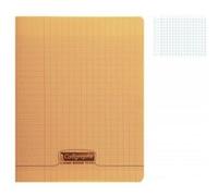 Calligraphe – Cahier piqué 8000 POLYPRO 17x22 cm 96 pages grands carreaux 90 g Orange
