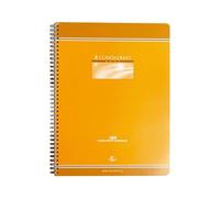 Cahier spirales Conquérant Sept A4+ 24 x 32 cm - petits carreaux - 180 pages