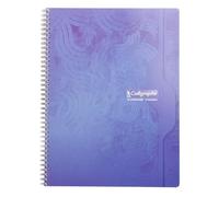 Cahier reliure intégrale 7000 24x32 cm 180 pages petits carreaux 70 g - Assortis