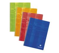 Cahier reliure intégrale Clairefontaine Metric 21 x 29,7 cm assortis - ligné - 100 pages
