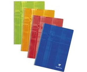 Cahier reliure intégrale de 100 pages Clairefontaine Seyès 21 x 29 cm Modèle aléatoire G
