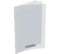 Cahier piqué 8000 POLYPRO A4 192 pages grands carreaux 90 g - Incolore