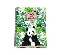 Cahier spirale A4 Couverture rigide 100 feuilles - WWF - Save the Planet