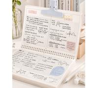 Cahier spirale B5 - Design minimaliste, disposition horizontale, 60 feuilles/120 pages, reliure spirale à plat pour les notes, le journal intime, le bureau, l'école ou les présentations - Convient pou