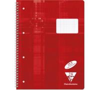 Cahier spiralé - Clairefontaine - A4 - Ligné avec marge - Couleur noire - Mixte