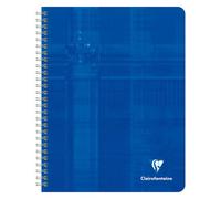 Cahier spirale Clairefontaine Metric 17 x 22 cm - grands carreaux - 180 pages
