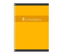 Cahier spirale Conquérant A4 21 x 29,7 cm - petits carreaux - 180 pages