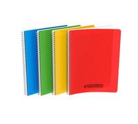 Cahier spirale Conquérant Classique 21 x 29,7 cm grands carreaux 180 pages