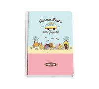 Cahier spirale Feuillet Couverture rigide 80 feuilles - Kakao Friends - Summer Beach