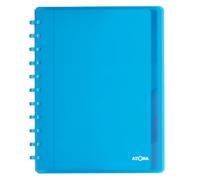 Cahier spirales Atoma A4 - petits carreaux - 120 pages