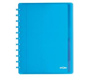 Cahier spirales Atoma A4 - petits carreaux - 120 pages