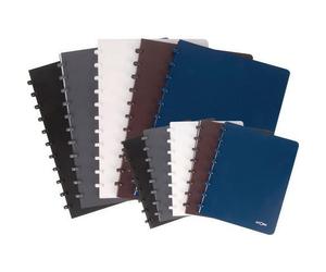 Cahier spirales Atoma Polypropylène Tendance - A5 16,5 x 21 cm - blanc ligné - 144 pages