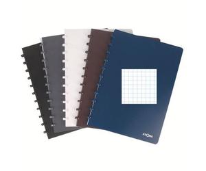 Cahier spirales Atoma Polypropylène Tendance - A5 16,5 x 21cm - petits carreaux - 144 pages