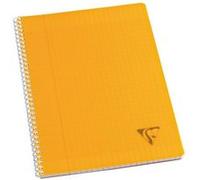 Cahier spirales Clairefontaine Linicolor - A4 21 x 29,7 cm - petits carreaux - 180 pages - Lot de 5 - Assorties G