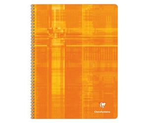 Cahier spirales Clairefontaine Metric - A4+ 24 x 32 cm - grands carreaux - 100 pages