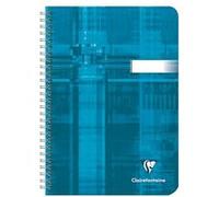 Cahier spirales Clairefontaine Metric A5 14,8 x 21 cm blanc ligné 180 pages - Lot de 5 - Assorties Blanc G