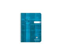 Cahier spirales Clairefontaine Metric A5 14,8 x 21 cm blanc ligné 180 pages - Lot de 5 - Assorties Blanc G