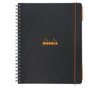 Cahier spirales probook Rhodiactive A4+ 23 x 30 cm - petits carreaux - 160 pages