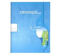 Lot de 20 Cahier Travaux Pratiques Ligne 7000 17x22, 48p./24 feuilles 70 g/m² / 90 g/m² piquées, Séyès / uni