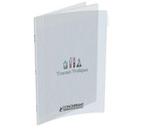 Cahier travaux pratiques Conquérant Classique piqûre 24 x 32 cm grands carreaux 48 pages