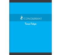 Cahier travaux pratiques piqué conquérant sept couverture offset a5+ 17x22cm 64 pages 70g 32 séyès/32 unies