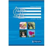 Lot de 20 Cahier Travaux Pratiques Ligne 7000 17x22, 48p./24 feuilles 70 g/m² / 90 g/m² piquées, Séyès / uni