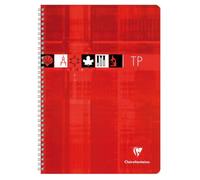Cahier Travaux Pratiques (TP) Clairefontaine TP 17/22 couverture spirale seyes 80 pages