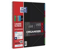 Cahier Trieur OrganiserBook connecté Scribzee - OXFORD - 160p Séyès A4+ - Assortiment de couleurs aléatoires