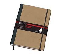 Cahier Vesta Nature Cartonné - Dimensions A4 - Quadrillé 5 mm