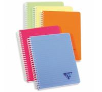 Cahiers À Reliure Spiralée 90 Feuilles Quadrillées 5pcs Clairefontaine