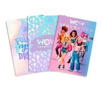 Cahiers Pour Enfants - Kids Euroswan - Lot De 3 - Couverture Souple - 24 Pages - Multicolore