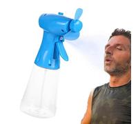 caiduos Ventilateur Brumisateurs Portable À Main, Pulvérisateur de Bouteille D'eau, Ventilateur de Pulvérisation D'eau Ventilateurs de Refroidissement À Piles, pour Camping, Plage