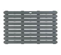 Caillebotis de Douche - WENKO - Gris - Antidérapant - Plastique - 80x50x3cm