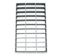 Caillebotis en Acier Galvanisé , 405/50/50 sur mesure , 100 cm | Barres entrecroisées, Panneau métallique ajré, Cverture caniveau, Pr aménageurs parkings